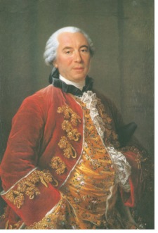 Portrait of Georges-Louis, comte de Buffon: Painting by François-Hubert Drouais (1727-1775), Musée Buffon à Montbard, France; public domain